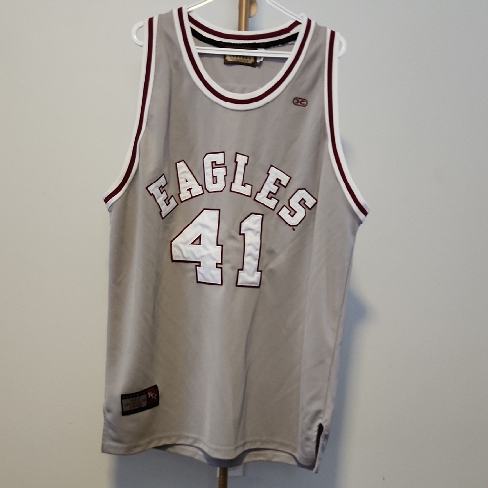 North Carolina College EAGLES Basketball Jersey JONES #41